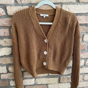 Madewell Greywood cropped cardigan